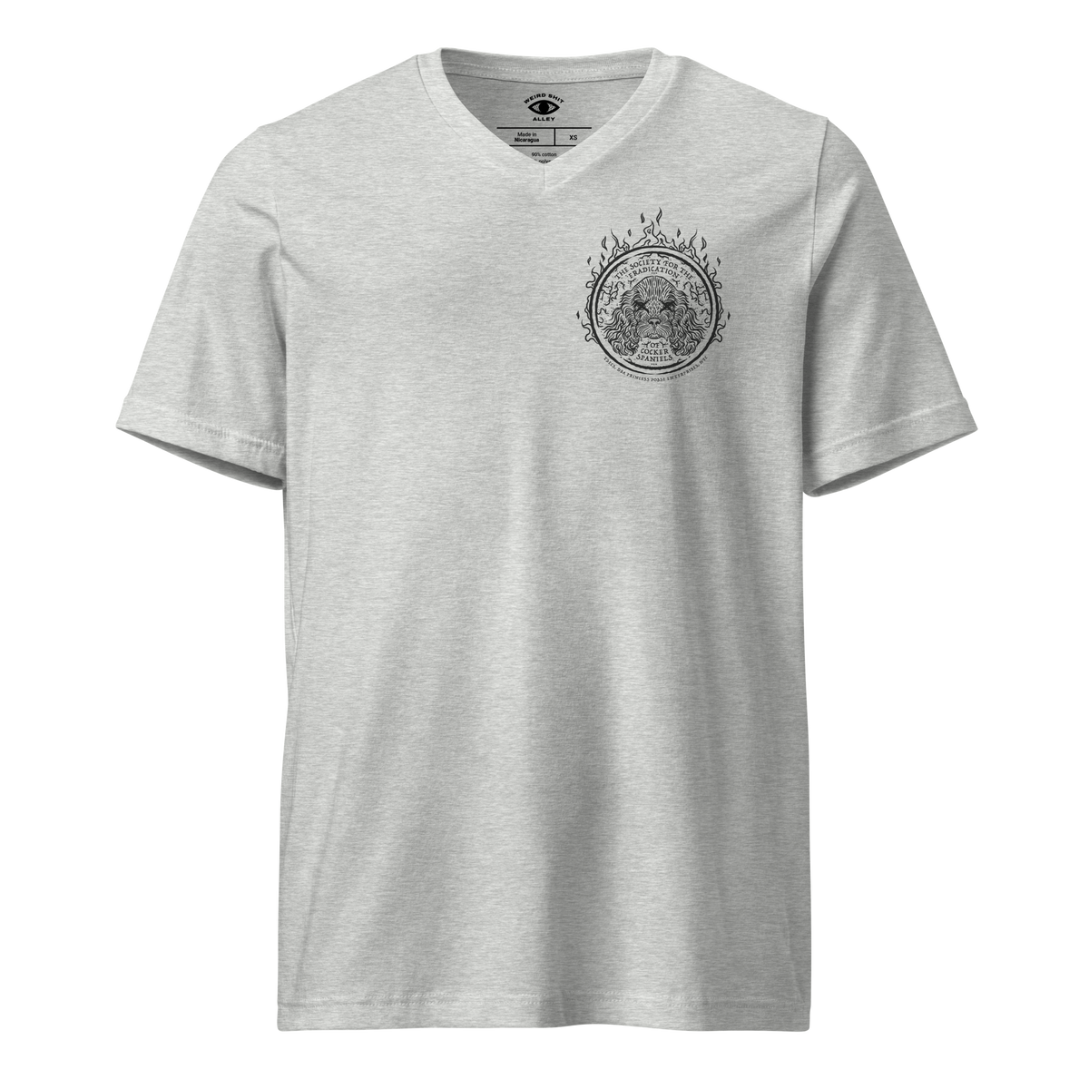 weird shit alley dungeon crawler carl society for the eradication of cocker spaniels TSECS v-neck shirt product image