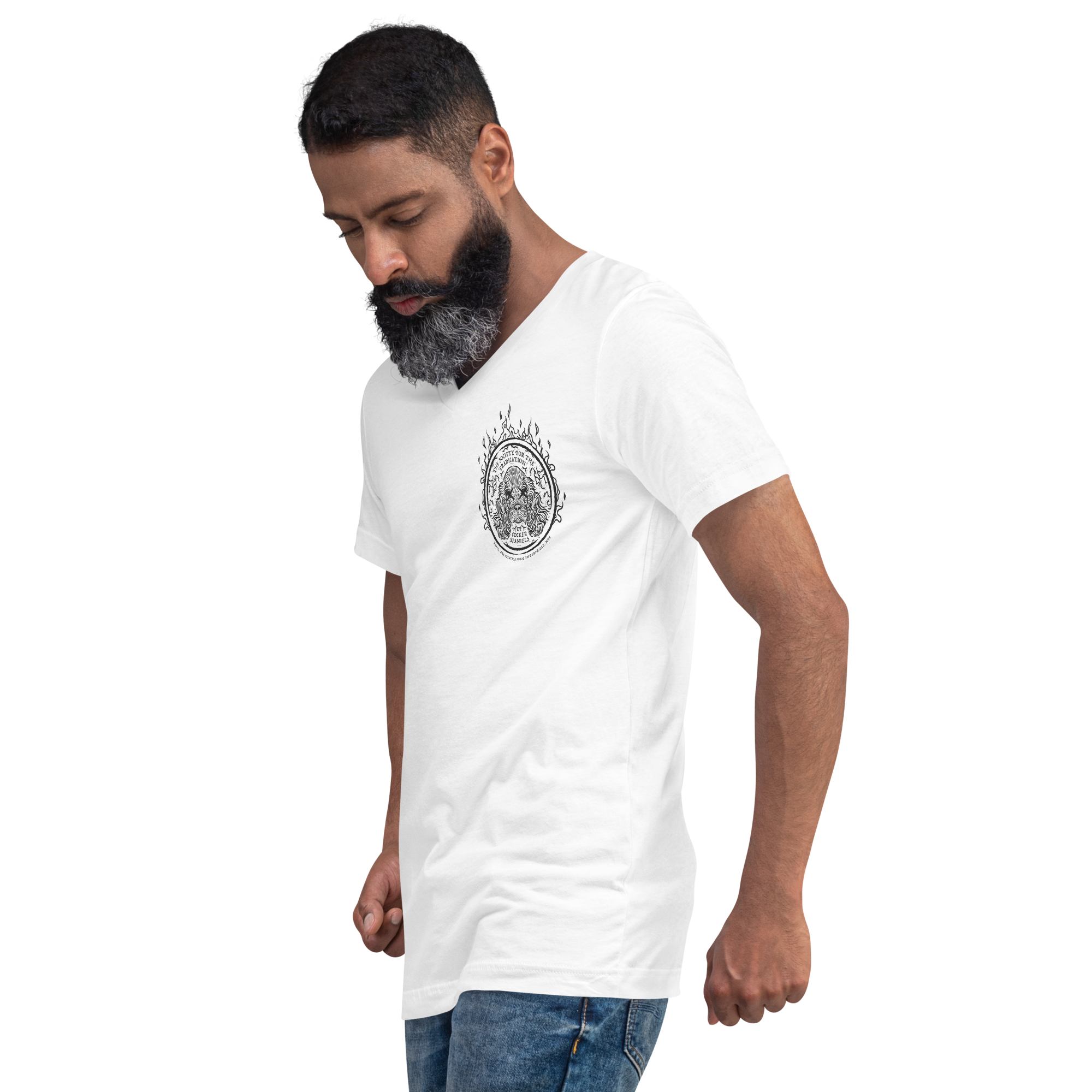 weird shit alley dungeon crawler carl society for the eradication of cocker spaniels TSECS v-neck shirt product image