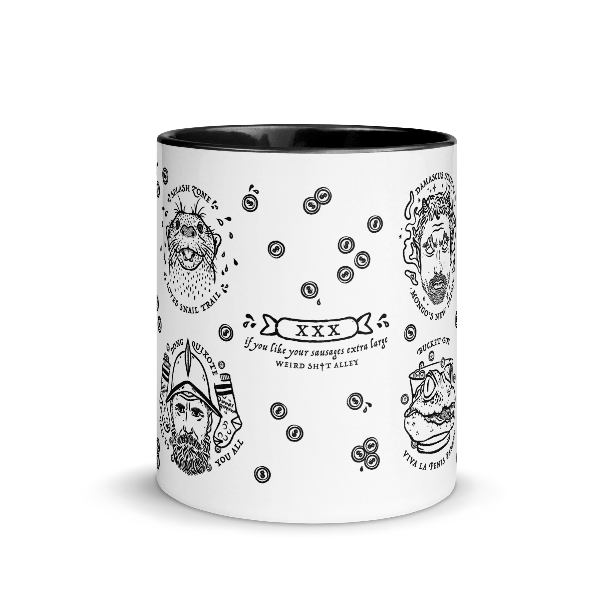 weird shit alley dungeon crawler carl penis parade mug product image