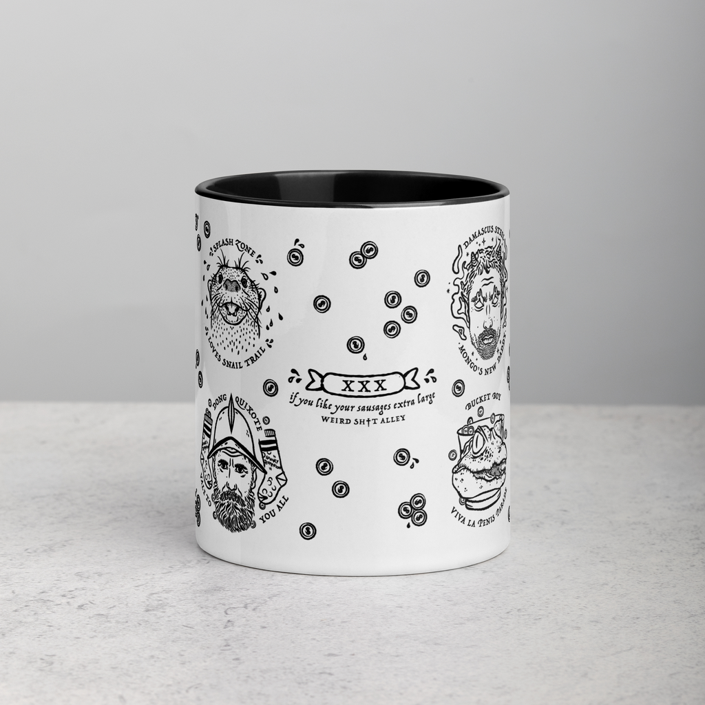 weird shit alley dungeon crawler carl penis parade mug product image