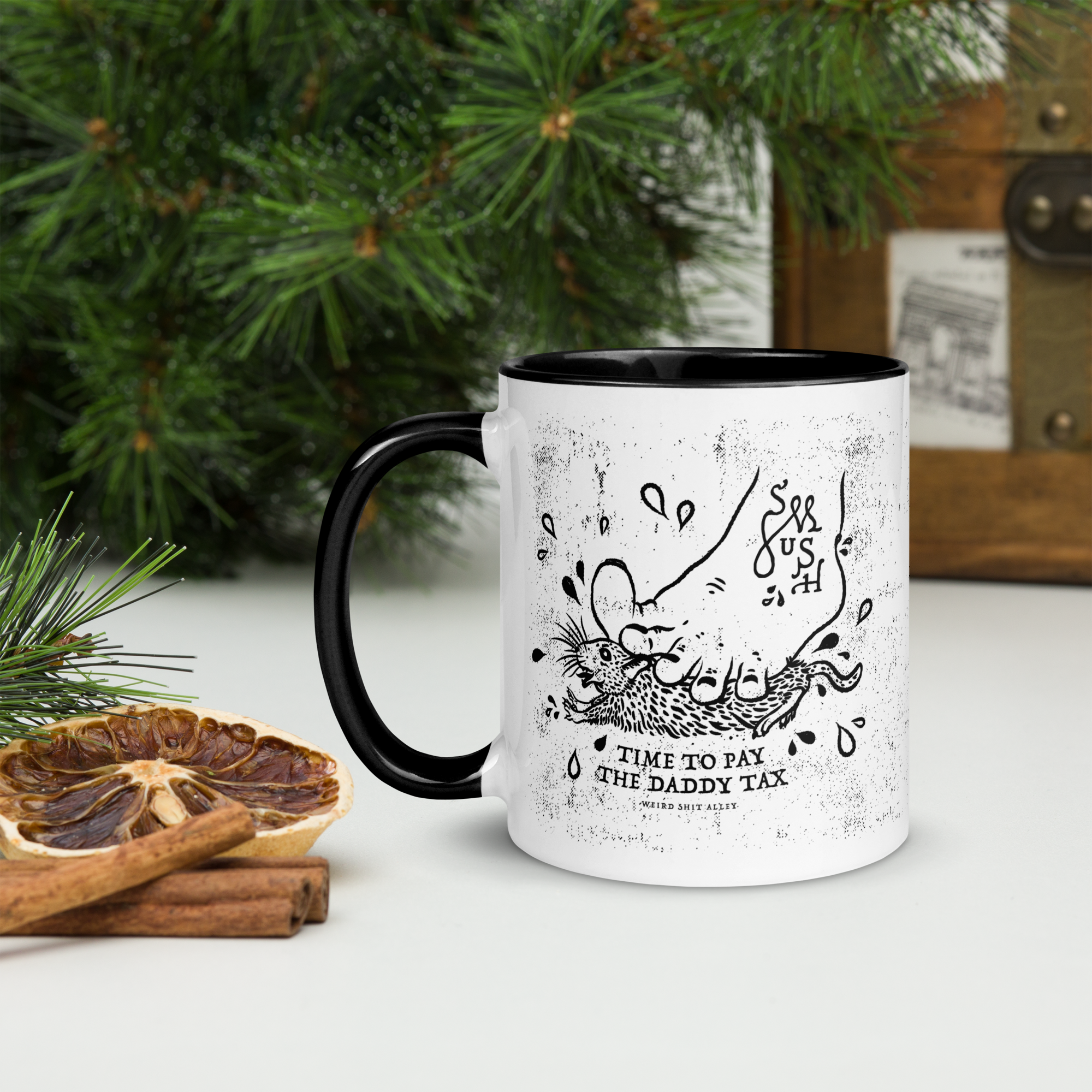 daddy tax mug product mockup