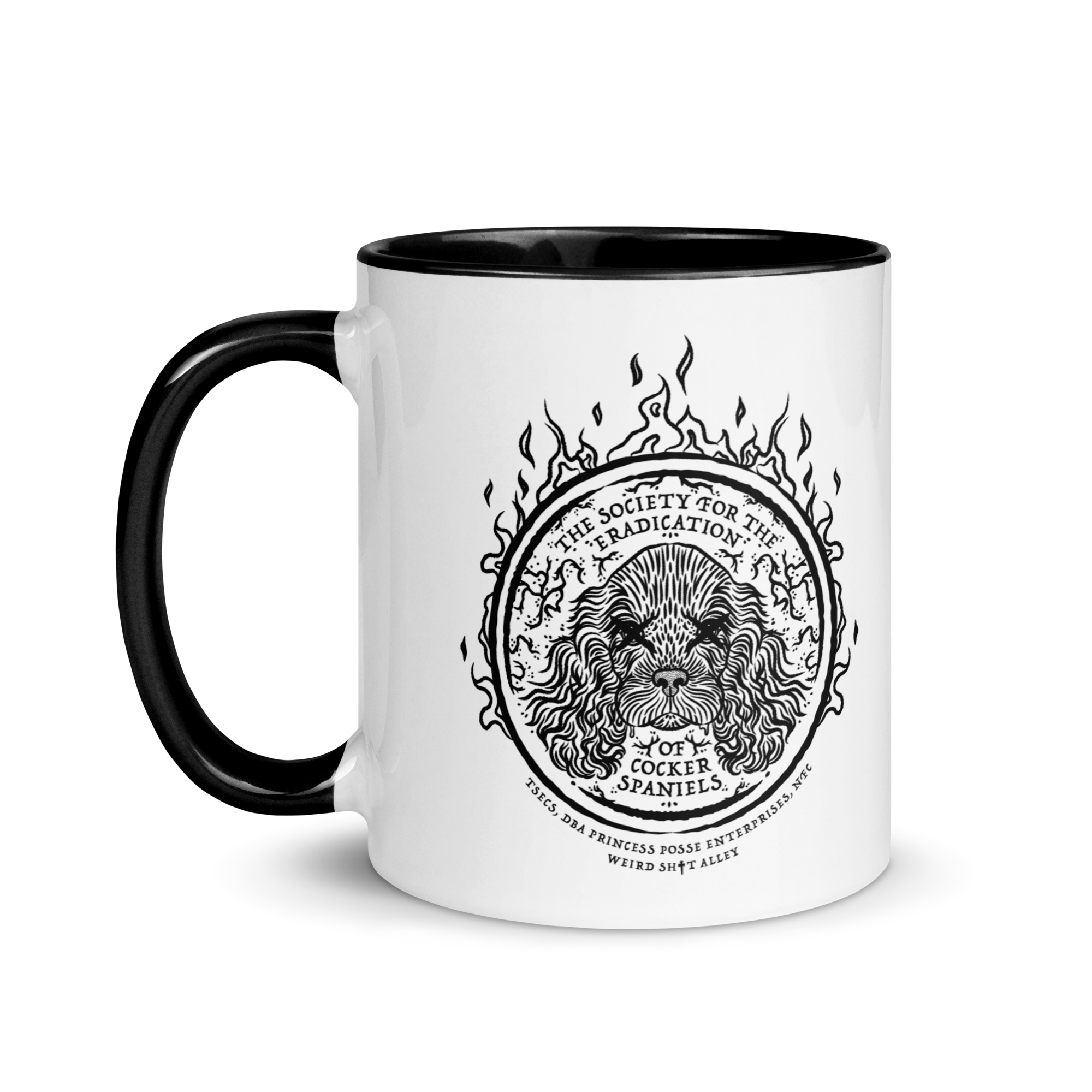 weird shit alley dungeon crawler carl society for the eradication of cocker spaniels TSECS mug product image