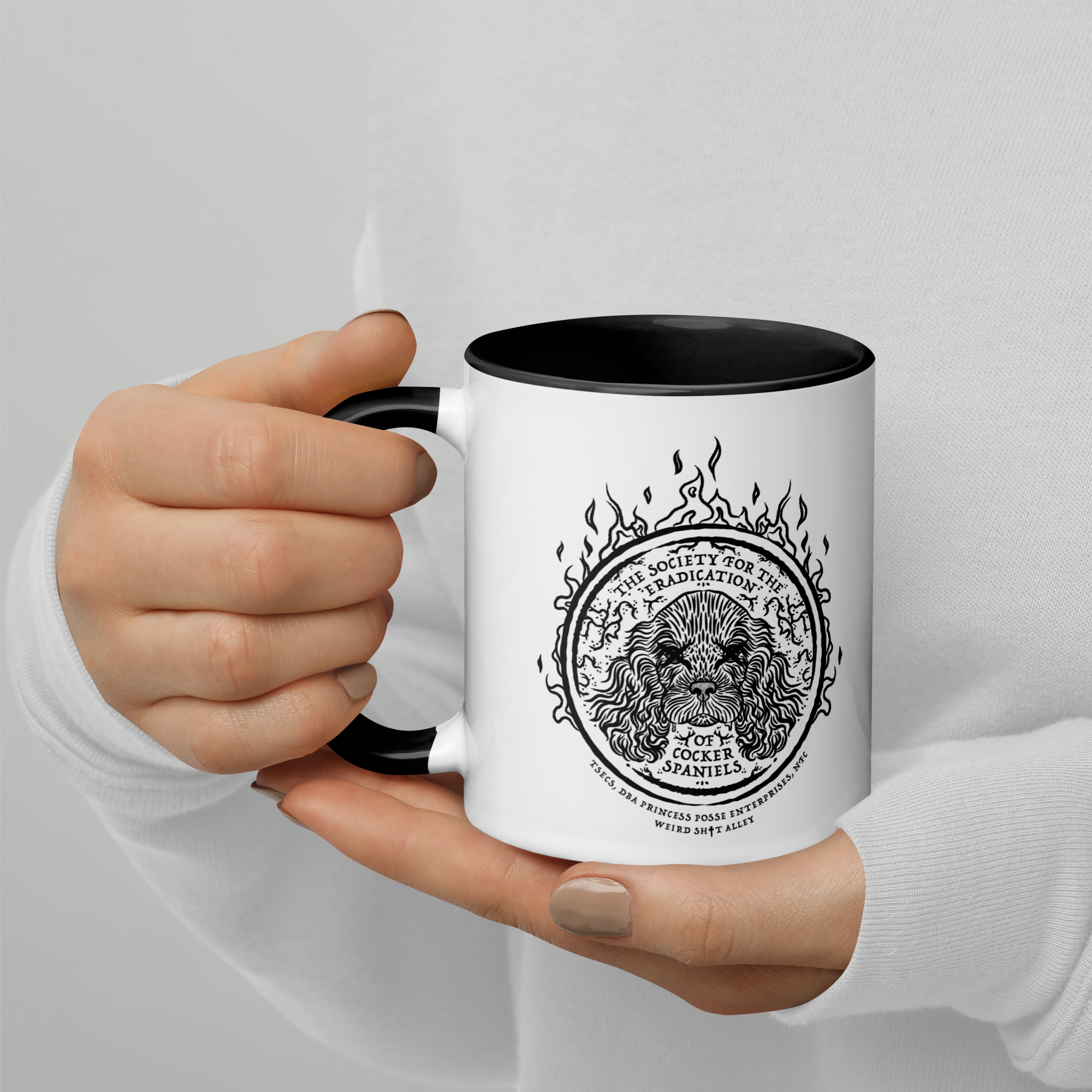 weird shit alley dungeon crawler carl society for the eradication of cocker spaniels TSECS mug product image