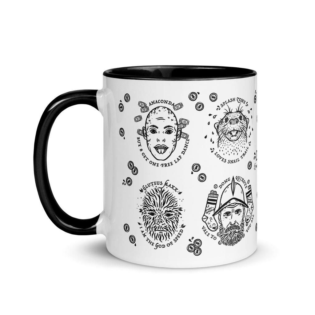 weird shit alley dungeon crawler carl penis parade mug product image