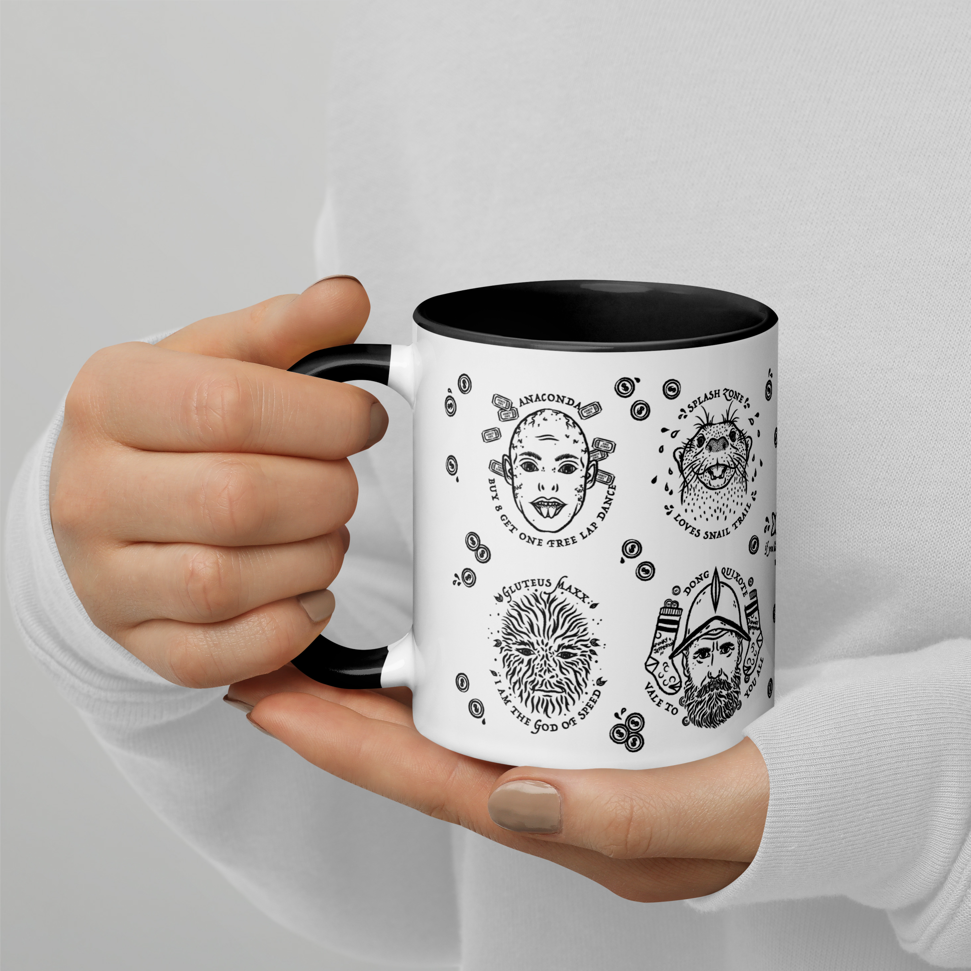weird shit alley dungeon crawler carl penis parade mug product image
