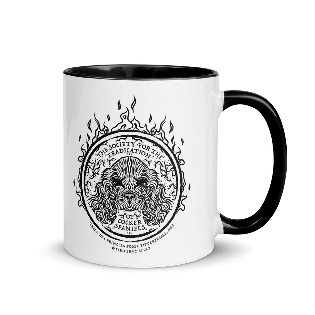 weird shit alley dungeon crawler carl society for the eradication of cocker spaniels TSECS mug product image