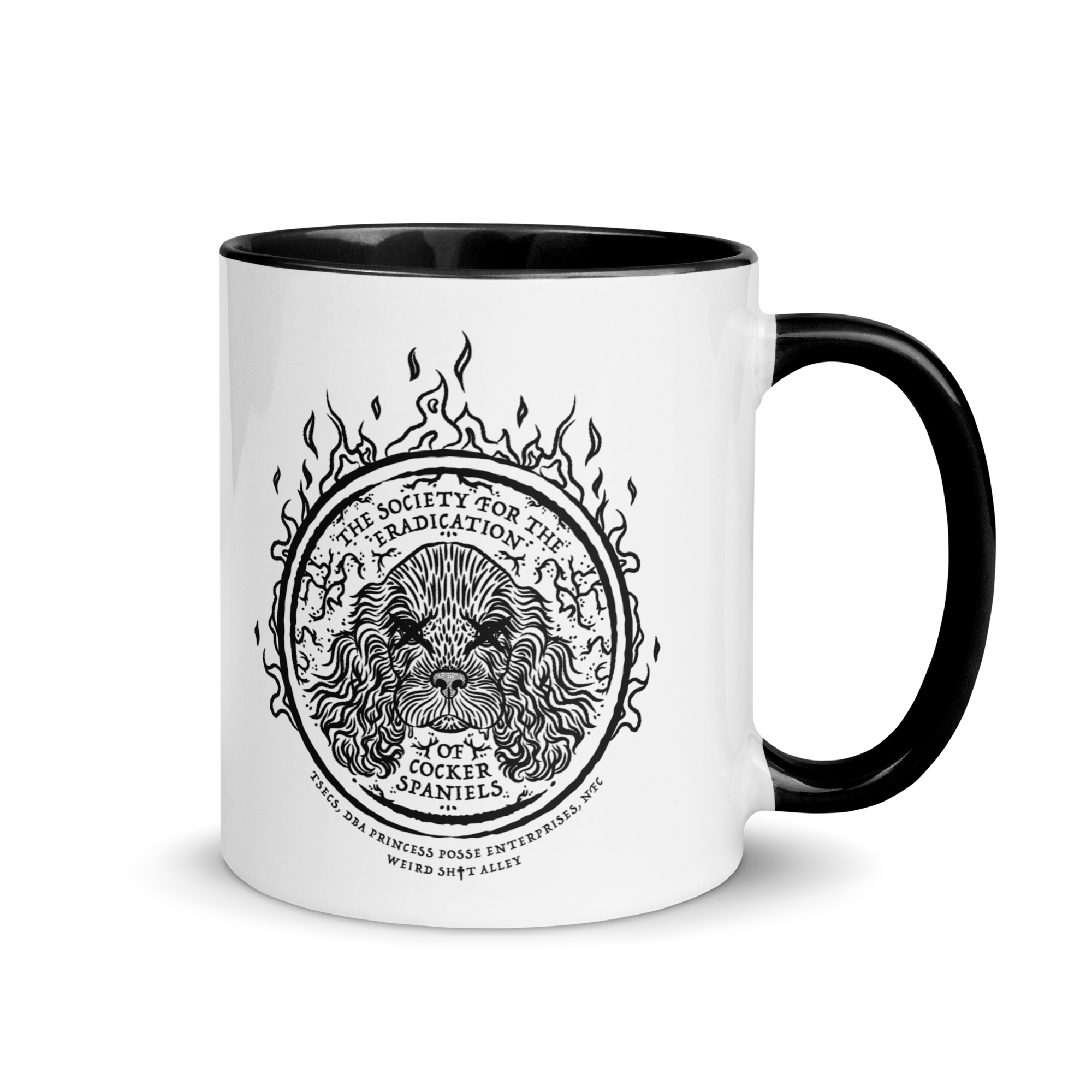weird shit alley dungeon crawler carl society for the eradication of cocker spaniels TSECS mug product image