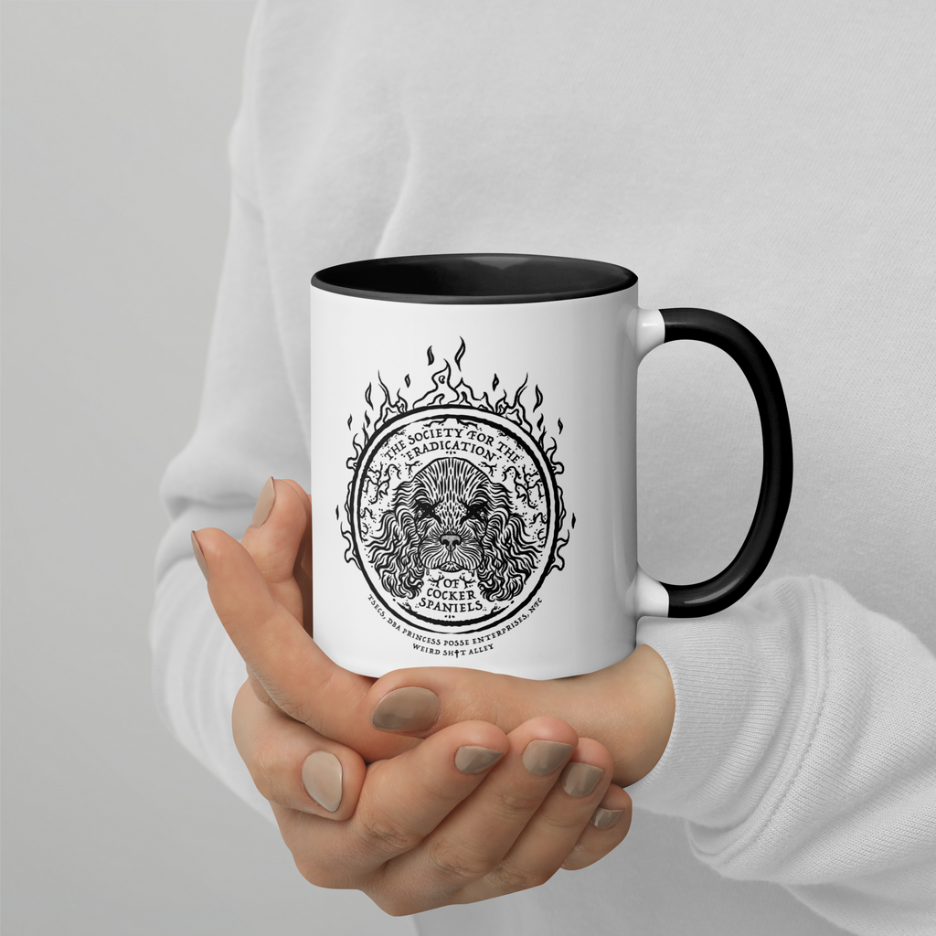 weird shit alley dungeon crawler carl society for the eradication of cocker spaniels TSECS mug product image