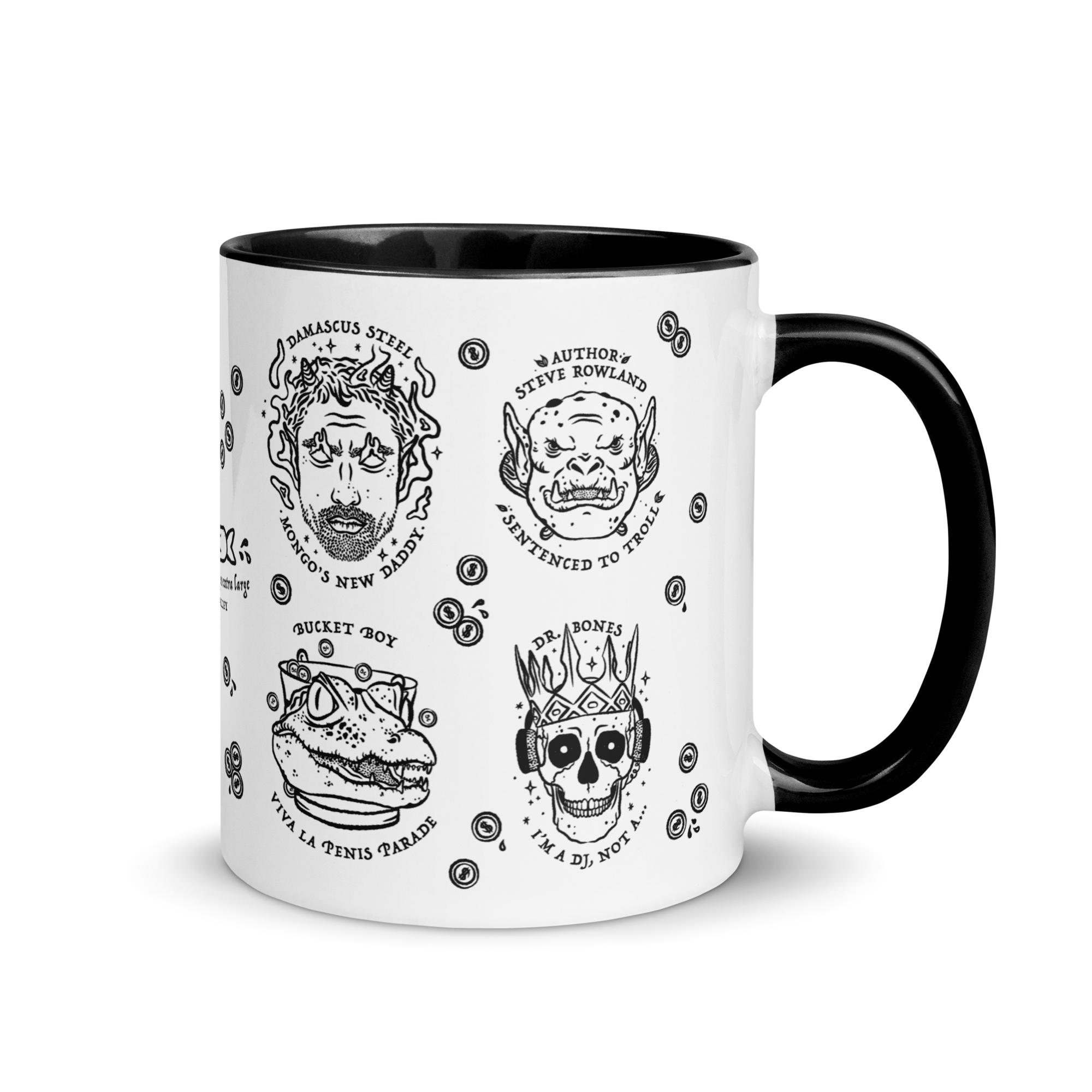 weird shit alley dungeon crawler carl penis parade mug product image