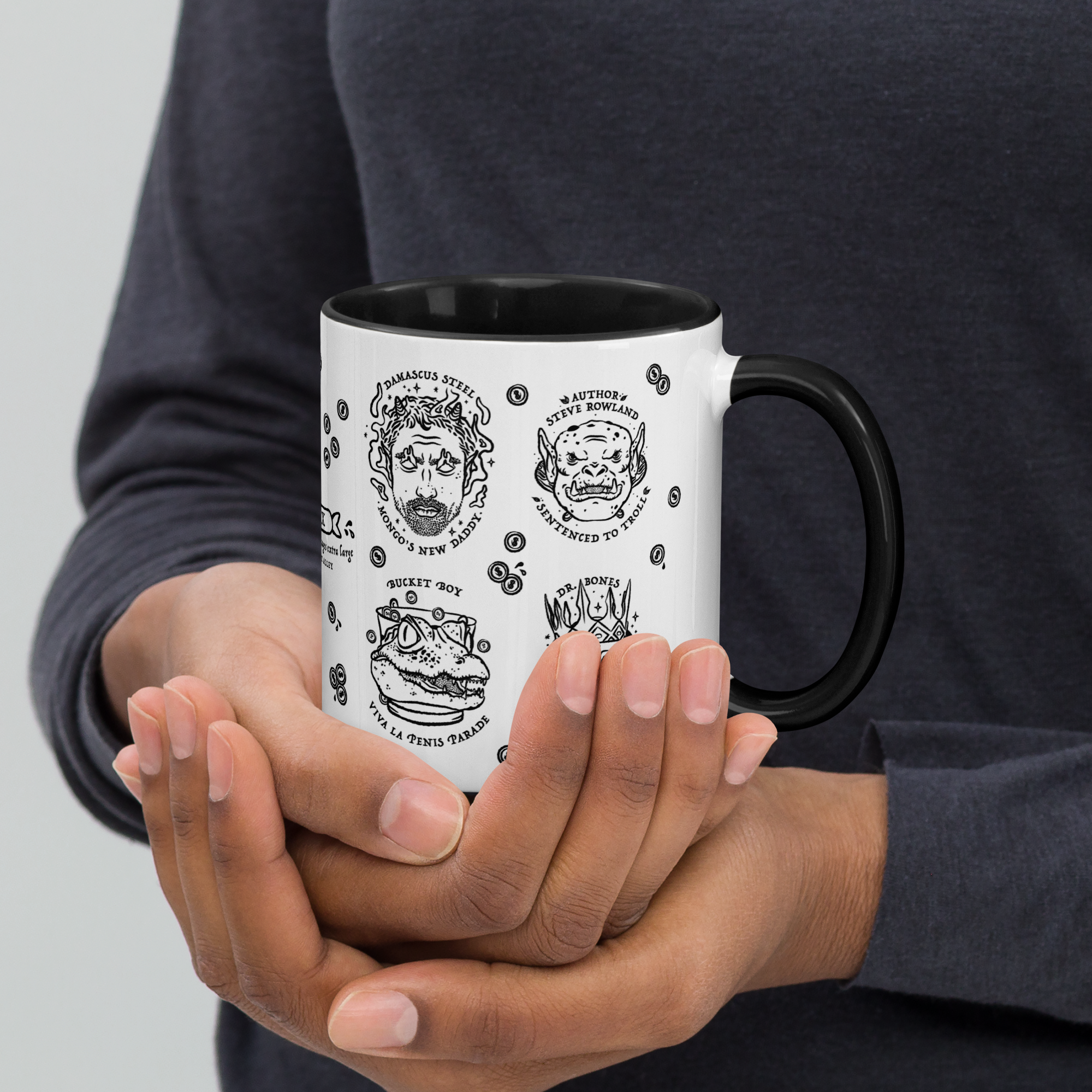 weird shit alley dungeon crawler carl penis parade mug product image