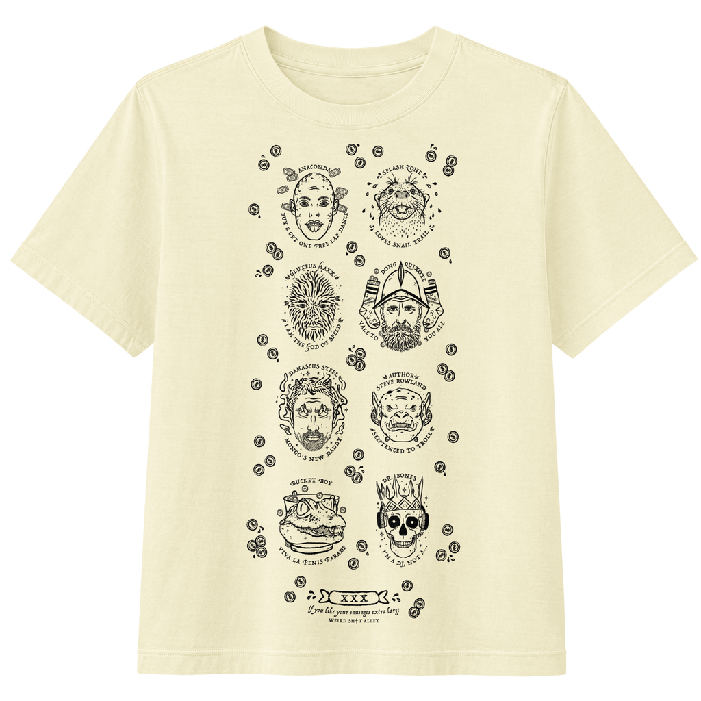 weird shit alley dungeon crawler carl ladies penis parade tee product mockup
