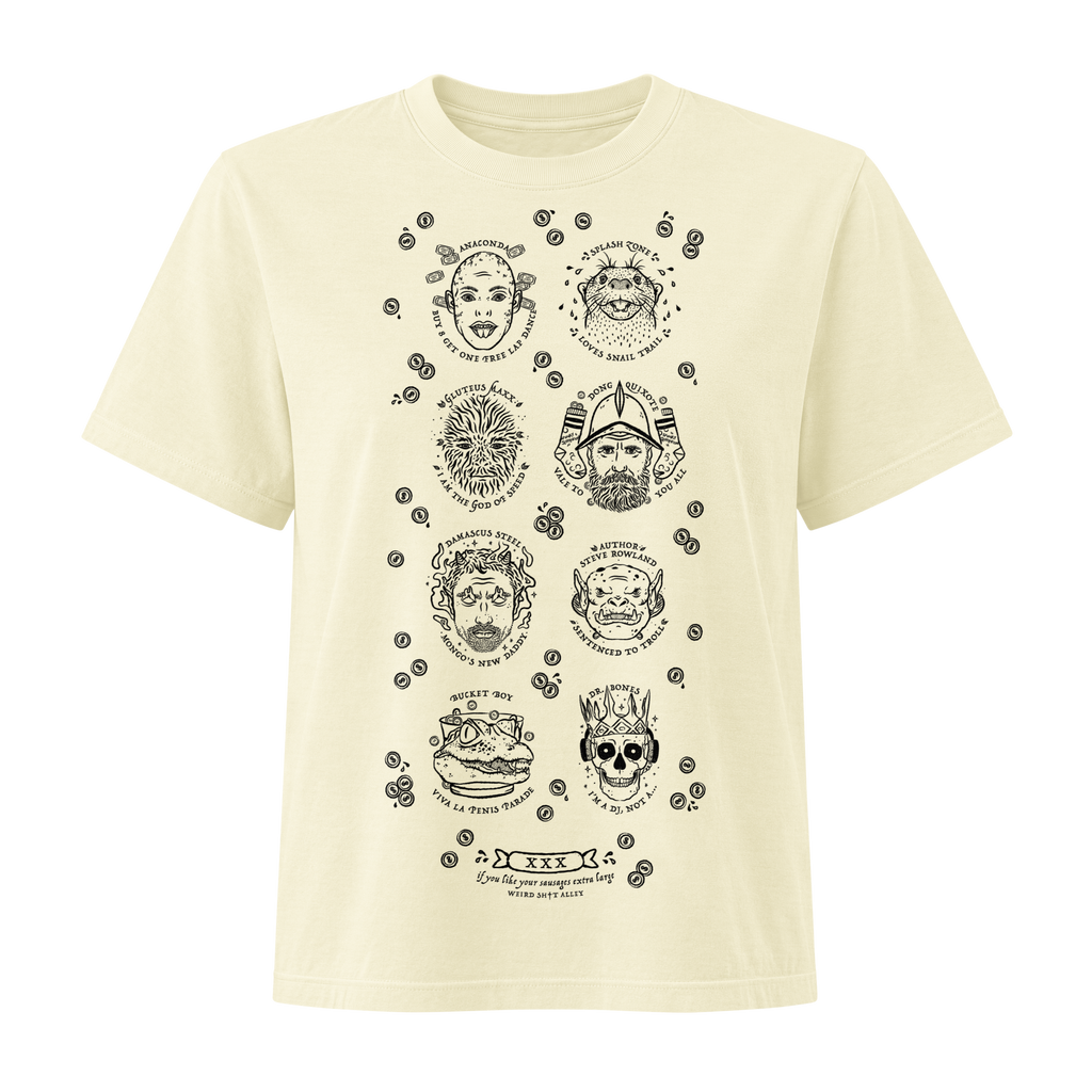weird shit alley dungeon crawler carl ladies penis parade tee product mockup