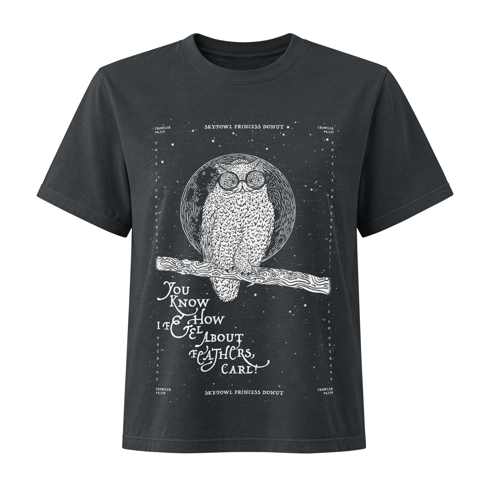 weird shit alley dungeon crawler carl skyfowl donut shirt product image