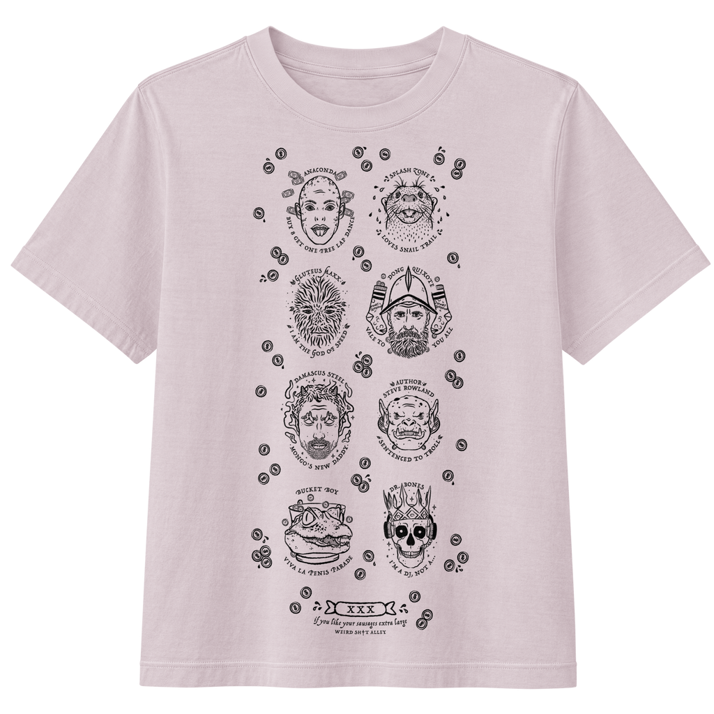 weird shit alley dungeon crawler carl ladies penis parade tee product mockup