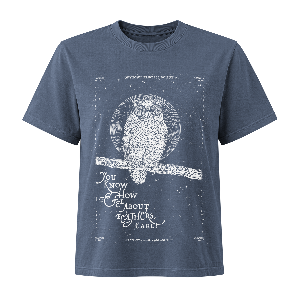 weird shit alley dungeon crawler carl skyfowl donut shirt product image