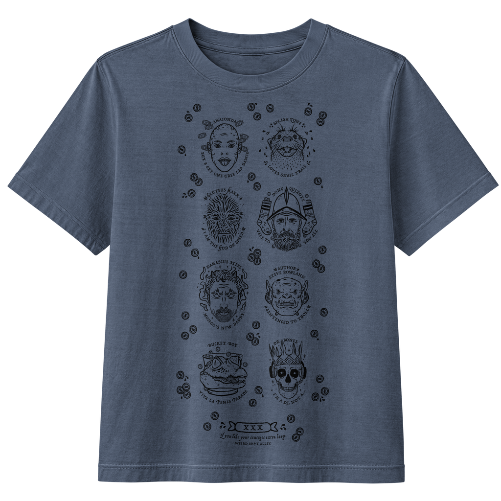 weird shit alley dungeon crawler carl ladies penis parade tee product mockup
