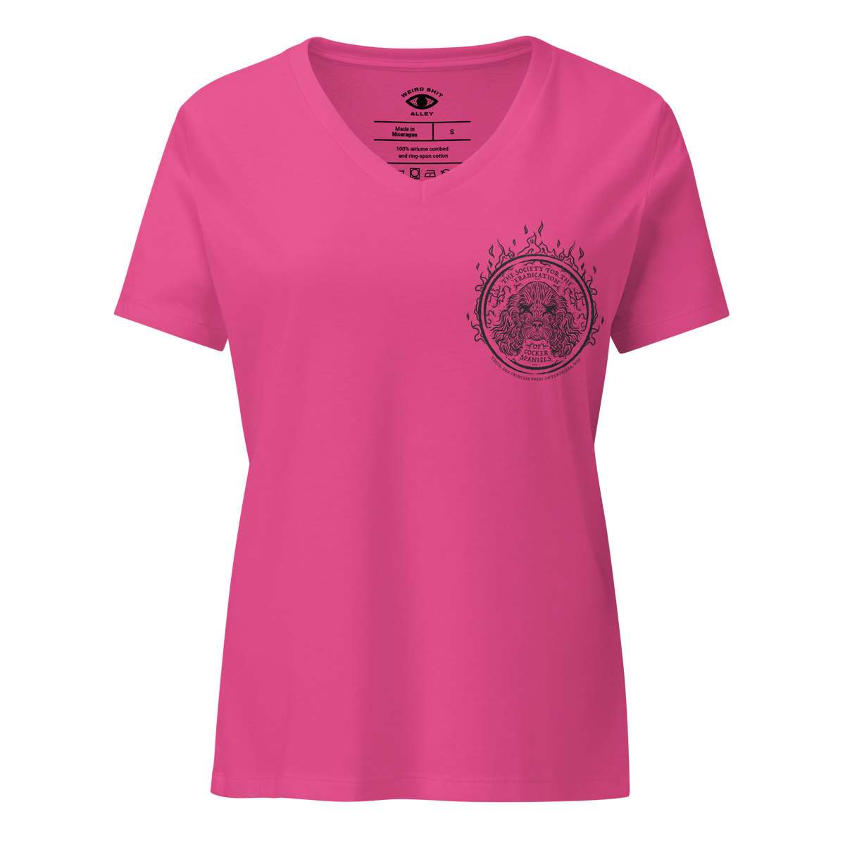 weird shit alley dungeon crawler carl society for the eradication of cocker spaniels TSECS v-neck shirt product image