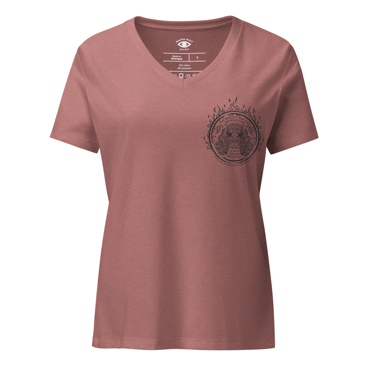 weird shit alley dungeon crawler carl society for the eradication of cocker spaniels TSECS v-neck shirt product image