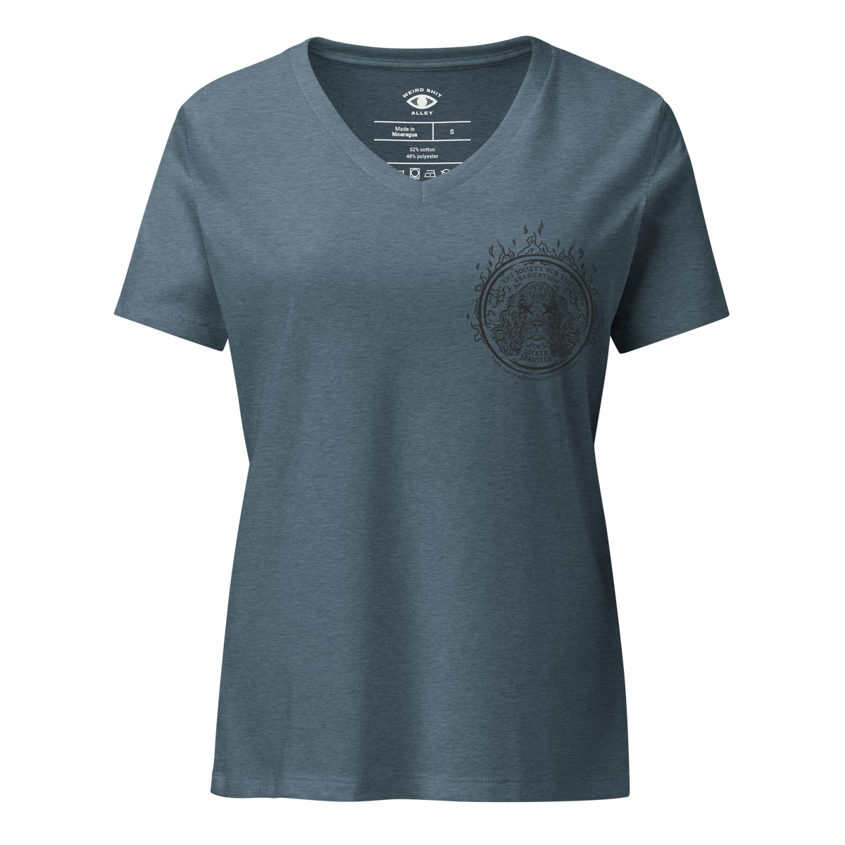 weird shit alley dungeon crawler carl society for the eradication of cocker spaniels TSECS v-neck shirt product image